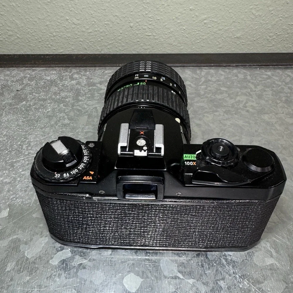 Asahi Pentax MV 1 35mm SLR Film‎ Camera SMC Pentax-M Zoom 1:2.8 ~ 4 40 ~ 80 mm